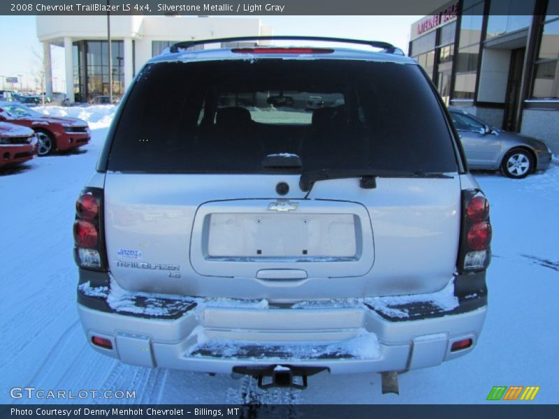 Silverstone Metallic / Light Gray 2008 Chevrolet TrailBlazer LS 4x4