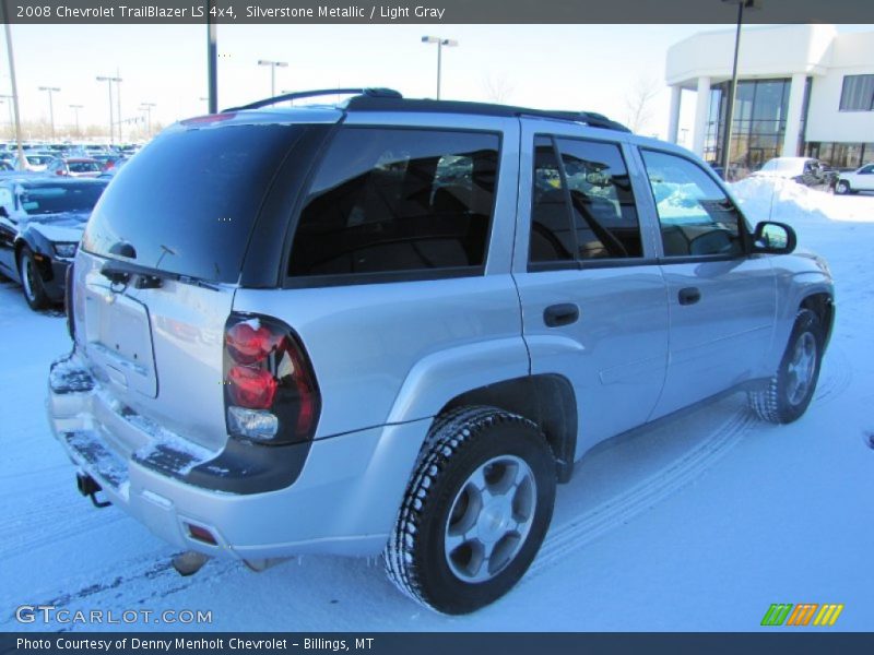 Silverstone Metallic / Light Gray 2008 Chevrolet TrailBlazer LS 4x4