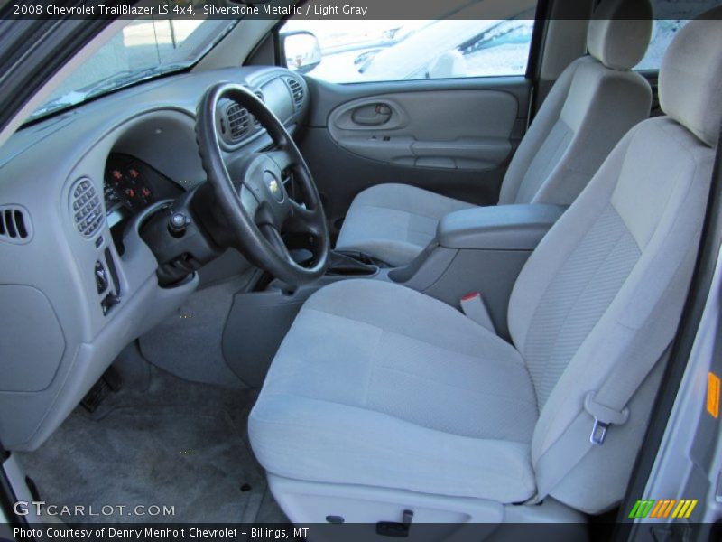 Silverstone Metallic / Light Gray 2008 Chevrolet TrailBlazer LS 4x4