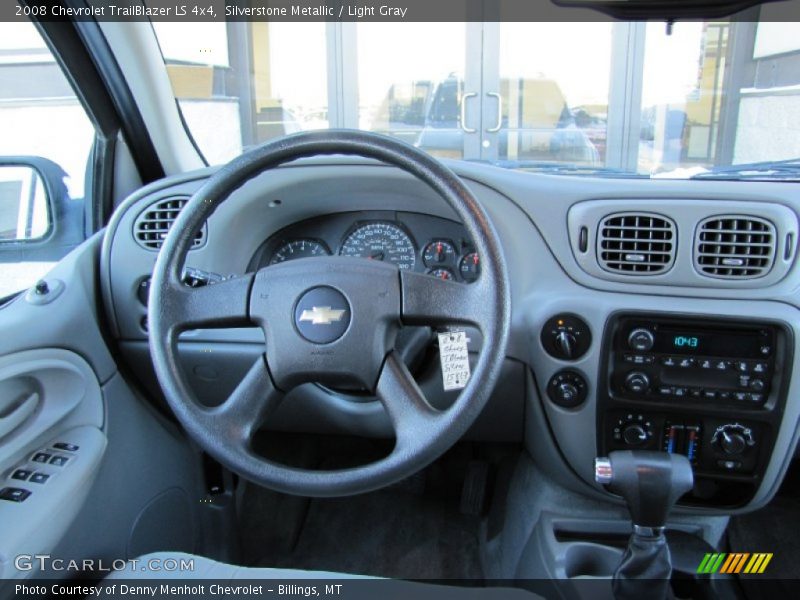Silverstone Metallic / Light Gray 2008 Chevrolet TrailBlazer LS 4x4