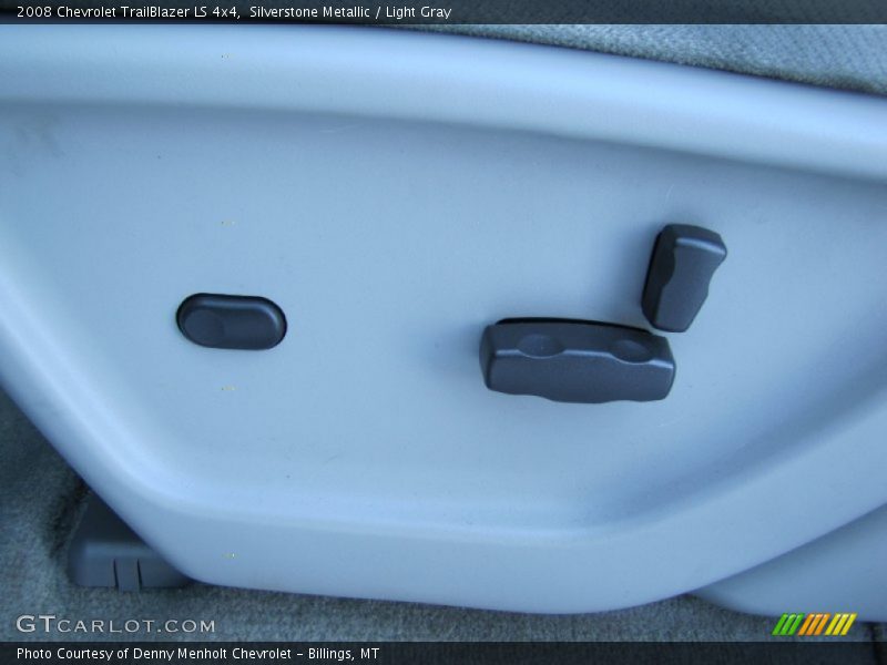Silverstone Metallic / Light Gray 2008 Chevrolet TrailBlazer LS 4x4