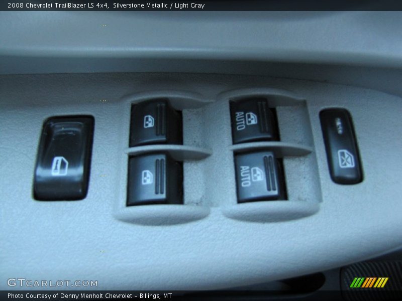 Silverstone Metallic / Light Gray 2008 Chevrolet TrailBlazer LS 4x4
