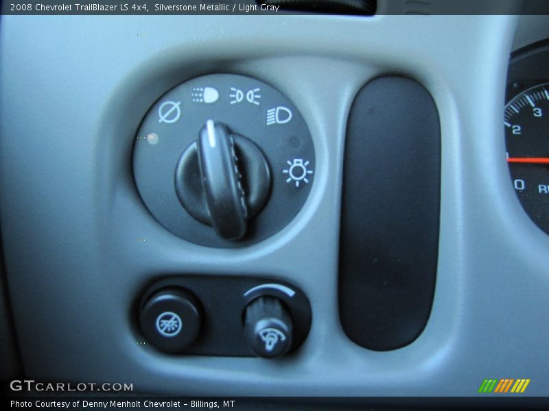 Silverstone Metallic / Light Gray 2008 Chevrolet TrailBlazer LS 4x4
