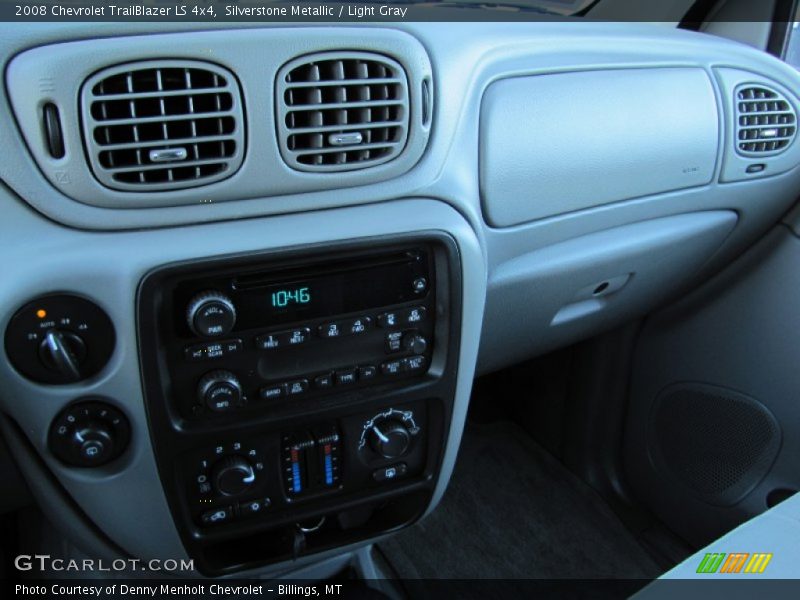 Silverstone Metallic / Light Gray 2008 Chevrolet TrailBlazer LS 4x4