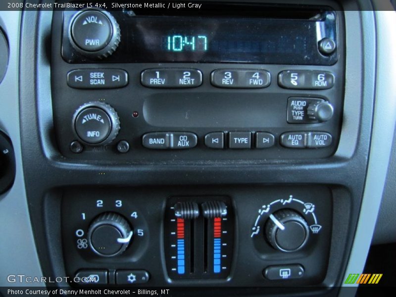 Silverstone Metallic / Light Gray 2008 Chevrolet TrailBlazer LS 4x4