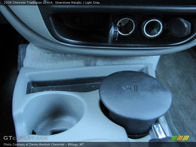 Silverstone Metallic / Light Gray 2008 Chevrolet TrailBlazer LS 4x4