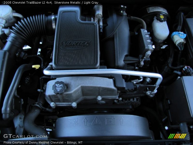 Silverstone Metallic / Light Gray 2008 Chevrolet TrailBlazer LS 4x4