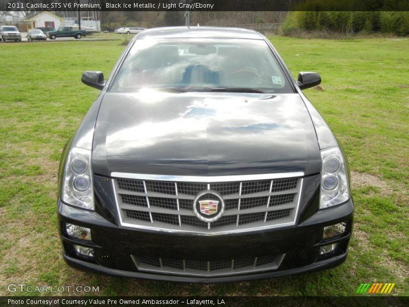 Black Ice Metallic / Light Gray/Ebony 2011 Cadillac STS V6 Premium