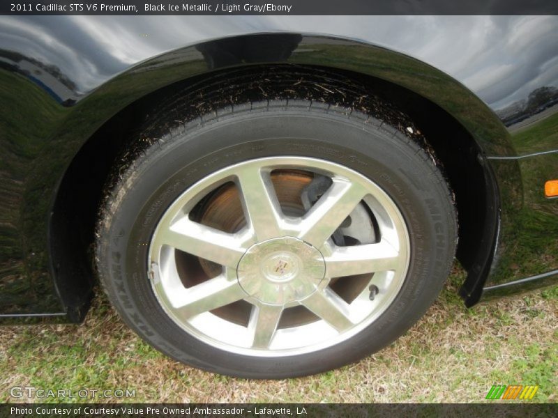 Black Ice Metallic / Light Gray/Ebony 2011 Cadillac STS V6 Premium