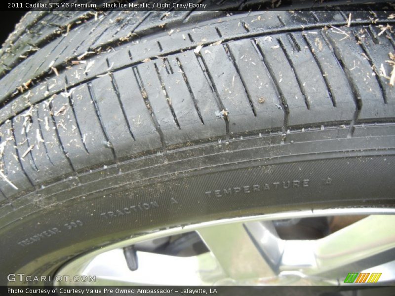 Black Ice Metallic / Light Gray/Ebony 2011 Cadillac STS V6 Premium