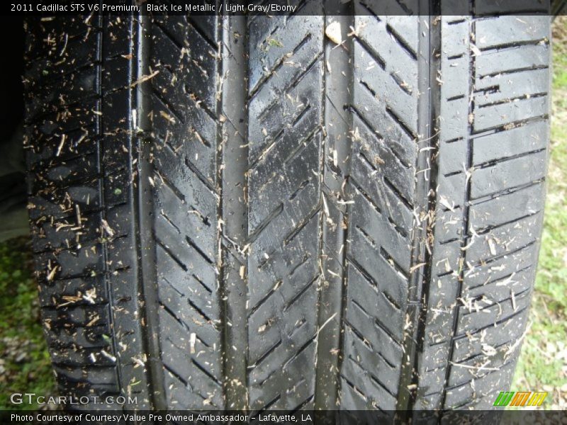 Black Ice Metallic / Light Gray/Ebony 2011 Cadillac STS V6 Premium