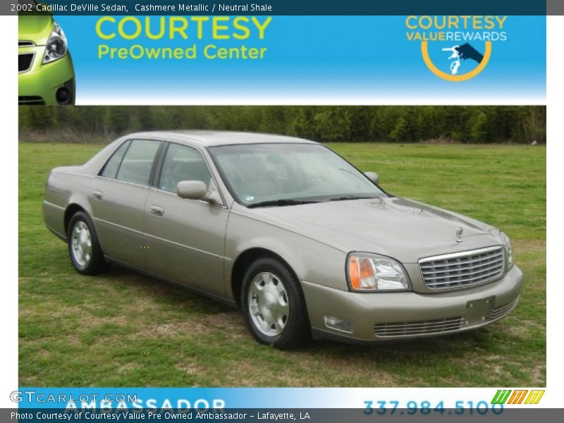 Cashmere Metallic / Neutral Shale 2002 Cadillac DeVille Sedan