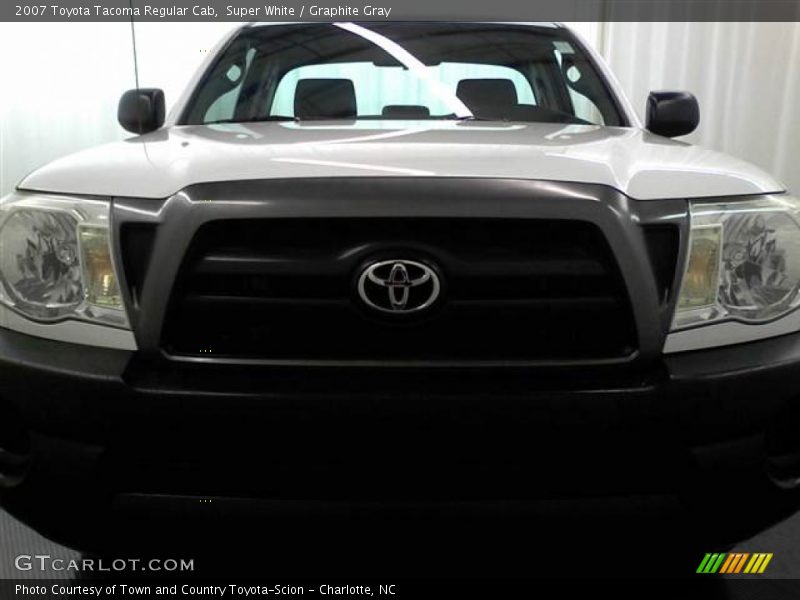 Super White / Graphite Gray 2007 Toyota Tacoma Regular Cab