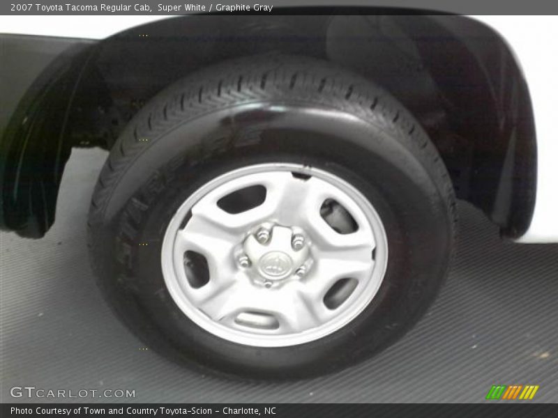 Super White / Graphite Gray 2007 Toyota Tacoma Regular Cab