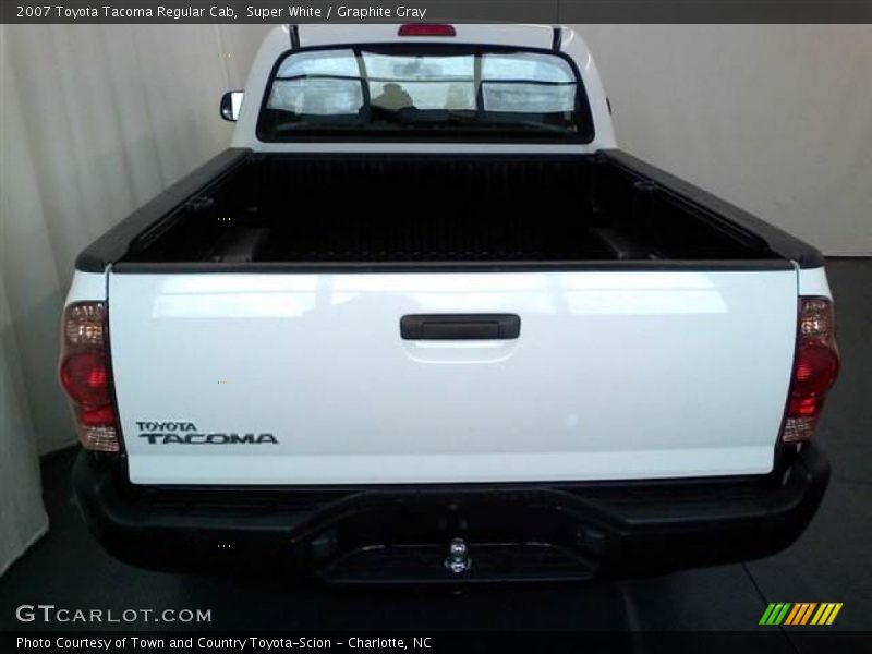 Super White / Graphite Gray 2007 Toyota Tacoma Regular Cab