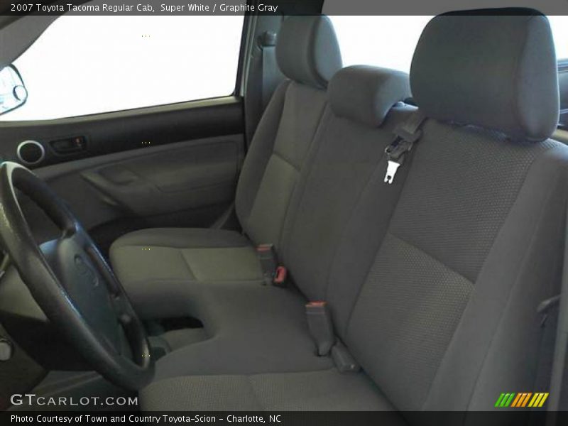 Super White / Graphite Gray 2007 Toyota Tacoma Regular Cab
