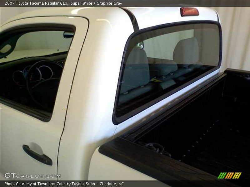 Super White / Graphite Gray 2007 Toyota Tacoma Regular Cab
