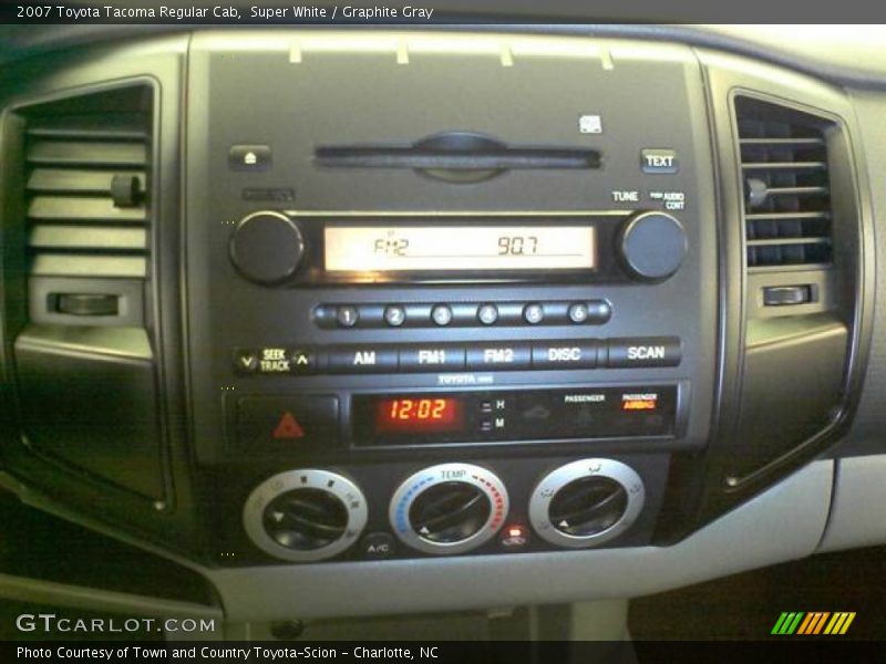 Super White / Graphite Gray 2007 Toyota Tacoma Regular Cab