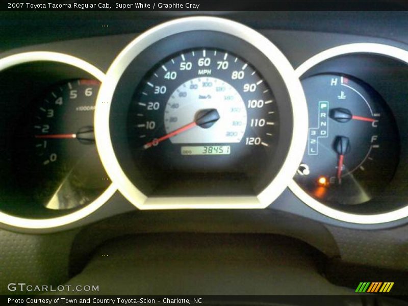Super White / Graphite Gray 2007 Toyota Tacoma Regular Cab