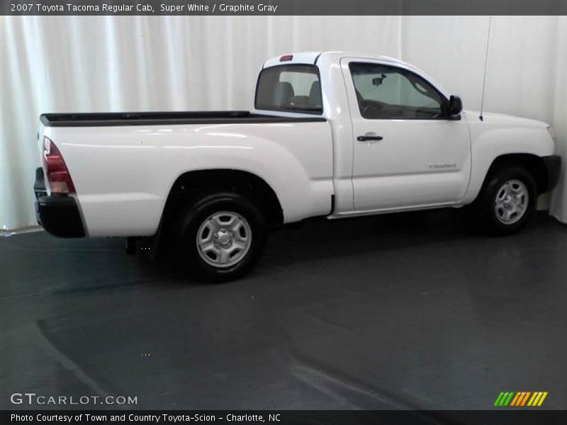 Super White / Graphite Gray 2007 Toyota Tacoma Regular Cab