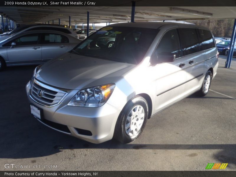 Silver Pearl Metallic / Gray 2009 Honda Odyssey LX
