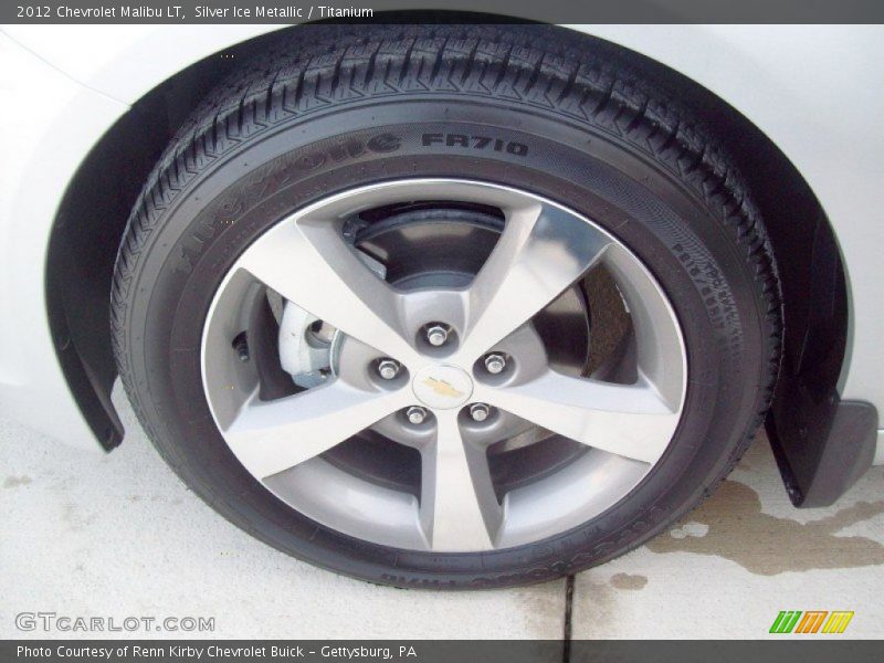 Silver Ice Metallic / Titanium 2012 Chevrolet Malibu LT