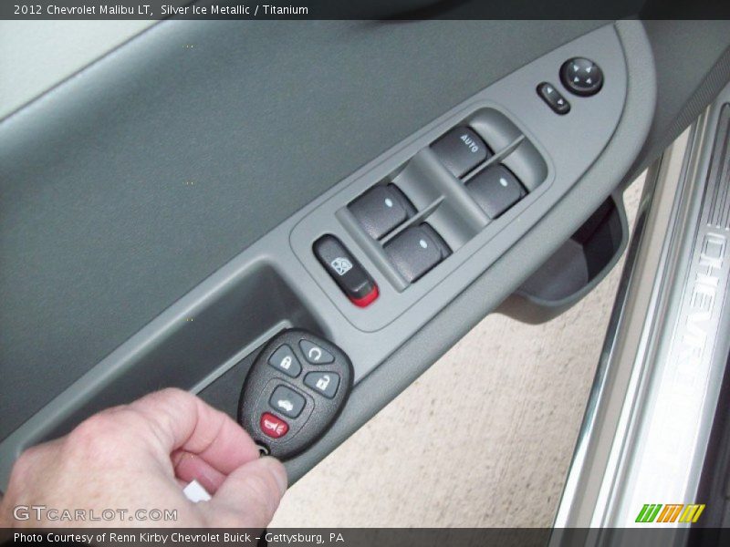 Silver Ice Metallic / Titanium 2012 Chevrolet Malibu LT