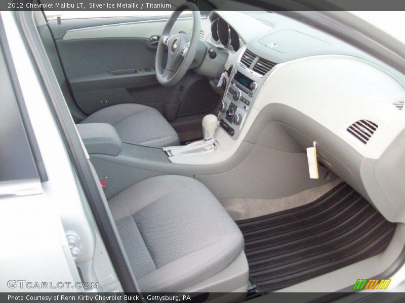 Silver Ice Metallic / Titanium 2012 Chevrolet Malibu LT
