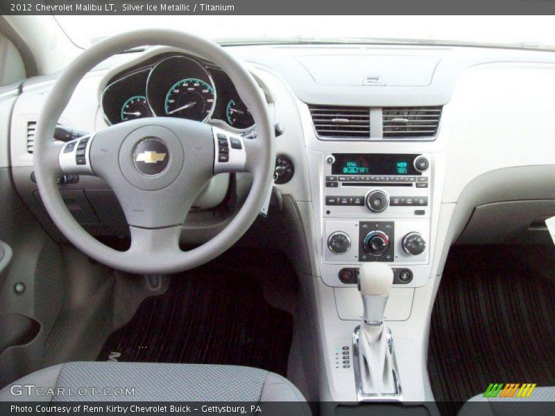 Silver Ice Metallic / Titanium 2012 Chevrolet Malibu LT
