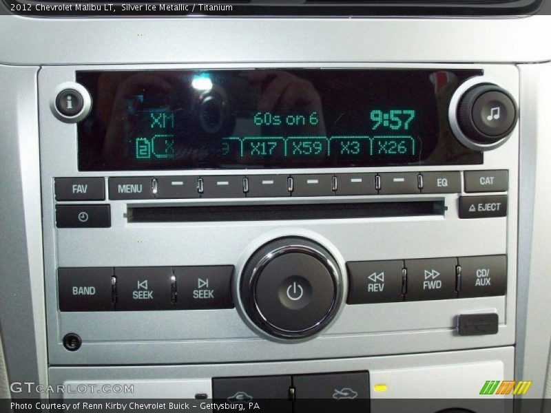 Silver Ice Metallic / Titanium 2012 Chevrolet Malibu LT