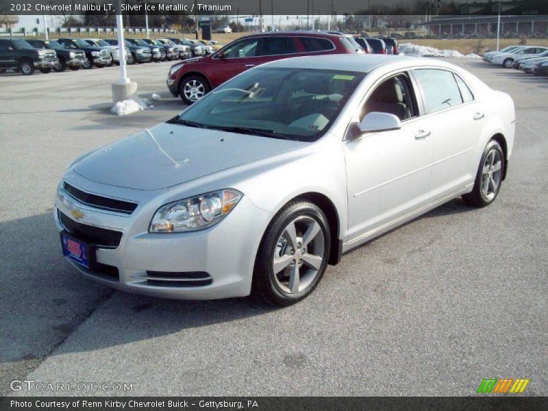 Silver Ice Metallic / Titanium 2012 Chevrolet Malibu LT