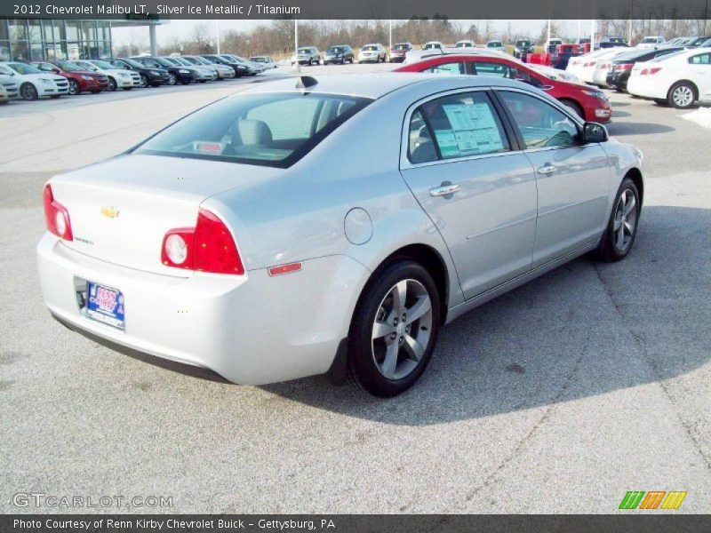 Silver Ice Metallic / Titanium 2012 Chevrolet Malibu LT