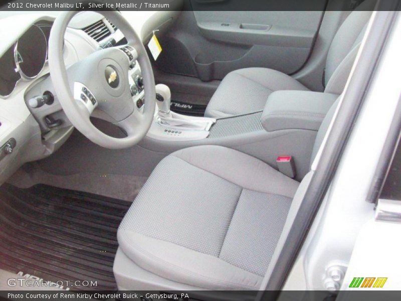 Silver Ice Metallic / Titanium 2012 Chevrolet Malibu LT