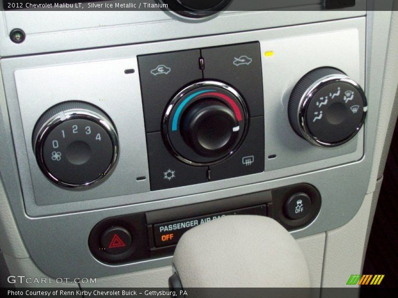Silver Ice Metallic / Titanium 2012 Chevrolet Malibu LT