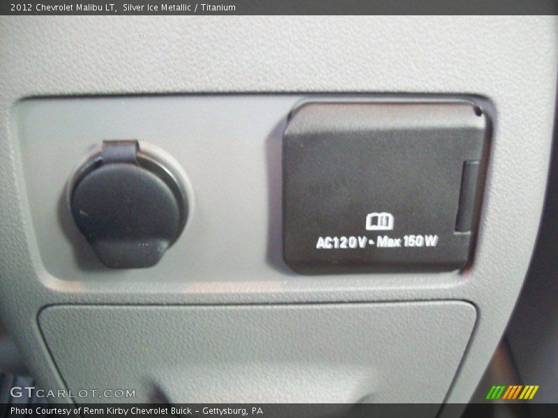 Silver Ice Metallic / Titanium 2012 Chevrolet Malibu LT