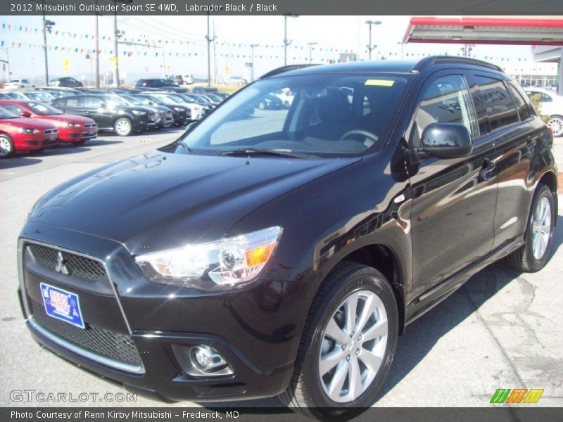 Labrador Black / Black 2012 Mitsubishi Outlander Sport SE 4WD