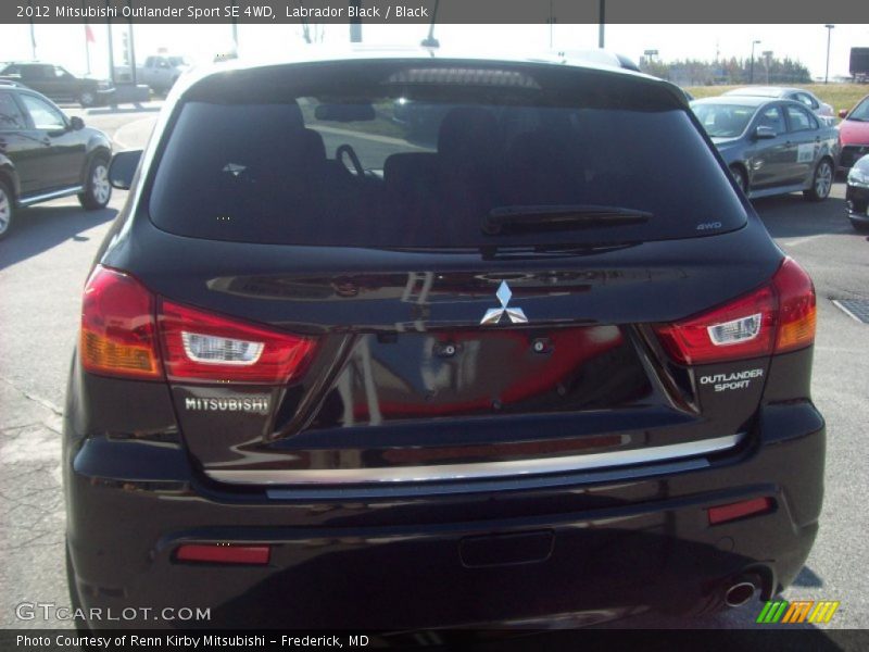 Labrador Black / Black 2012 Mitsubishi Outlander Sport SE 4WD
