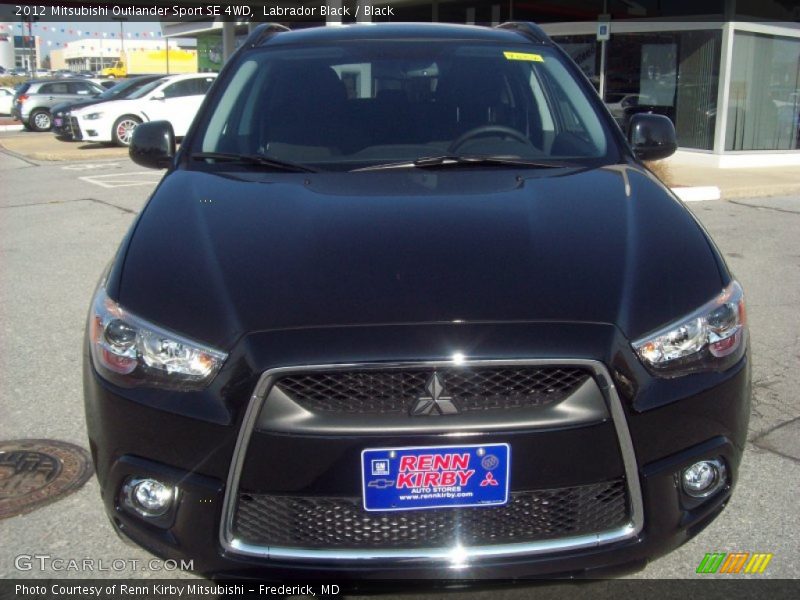 Labrador Black / Black 2012 Mitsubishi Outlander Sport SE 4WD
