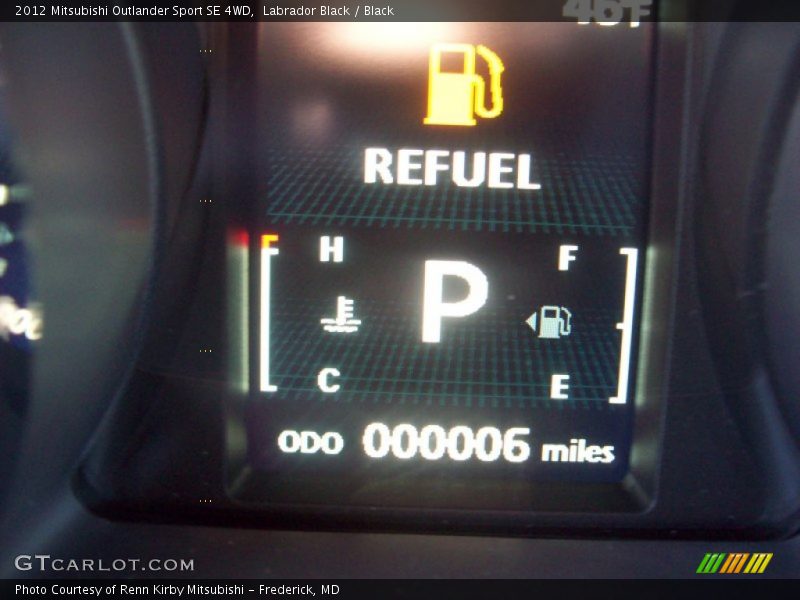 Labrador Black / Black 2012 Mitsubishi Outlander Sport SE 4WD