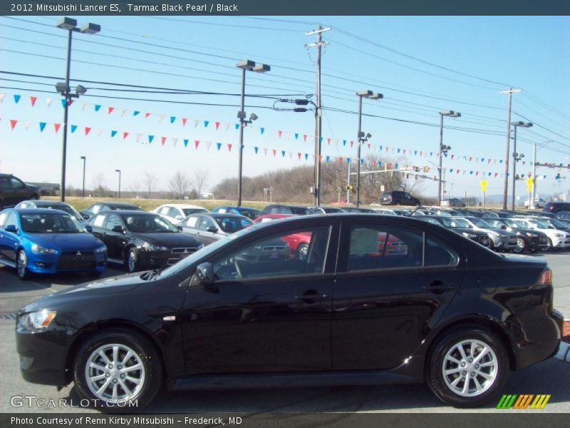 Tarmac Black Pearl / Black 2012 Mitsubishi Lancer ES