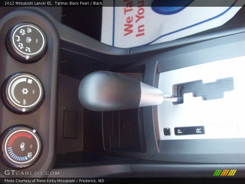 Tarmac Black Pearl / Black 2012 Mitsubishi Lancer ES