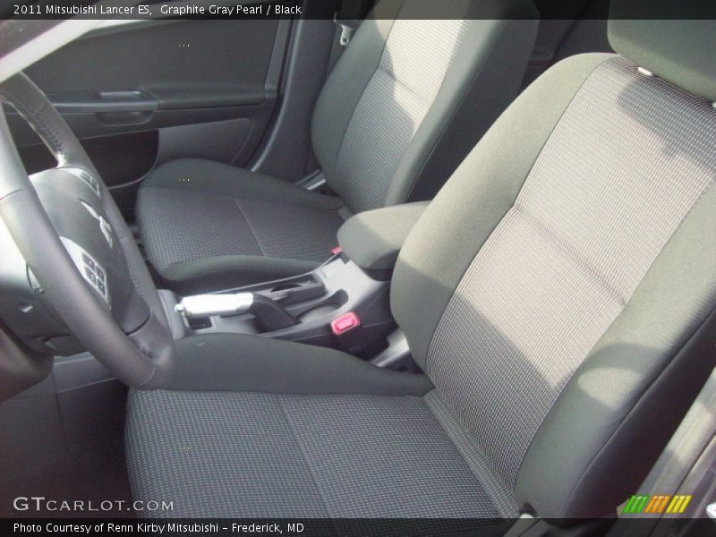 Graphite Gray Pearl / Black 2011 Mitsubishi Lancer ES