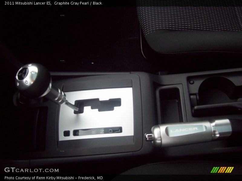 Graphite Gray Pearl / Black 2011 Mitsubishi Lancer ES