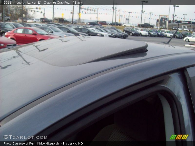 Graphite Gray Pearl / Black 2011 Mitsubishi Lancer ES