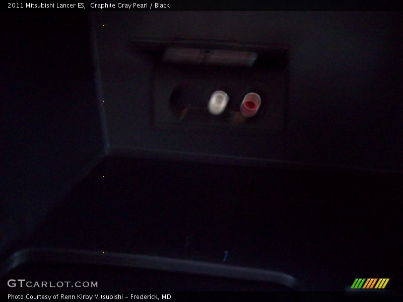 Graphite Gray Pearl / Black 2011 Mitsubishi Lancer ES