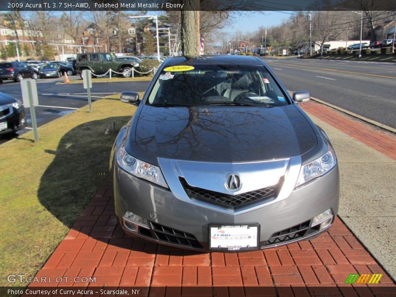 Polished Metal Metallic / Ebony 2009 Acura TL 3.7 SH-AWD