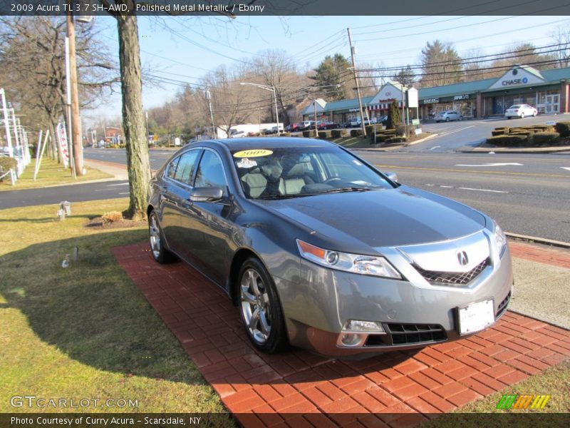 Polished Metal Metallic / Ebony 2009 Acura TL 3.7 SH-AWD