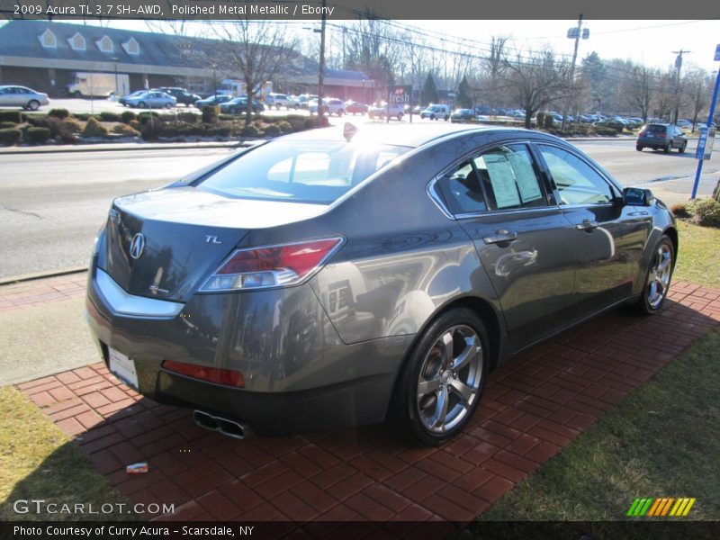 Polished Metal Metallic / Ebony 2009 Acura TL 3.7 SH-AWD