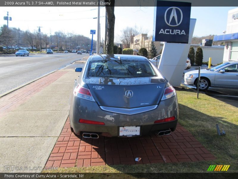 Polished Metal Metallic / Ebony 2009 Acura TL 3.7 SH-AWD