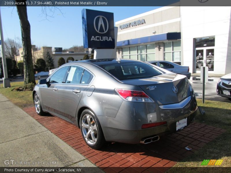 Polished Metal Metallic / Ebony 2009 Acura TL 3.7 SH-AWD